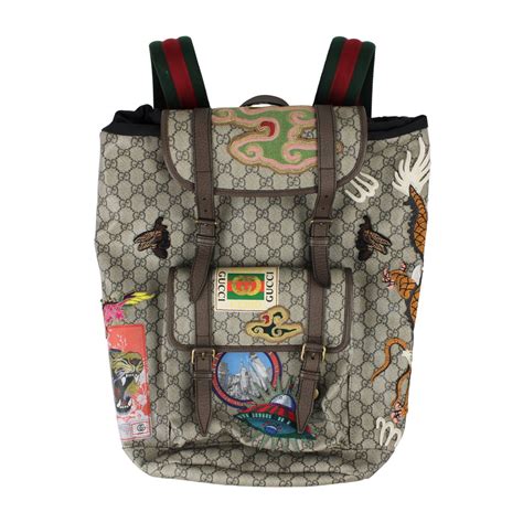 gucci backpack embroidery replica|gucci backpack dupe.